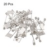 PATIKIL 53x19mm Downlight Spring Clips, 20 Pack Emitting Diode Recessed