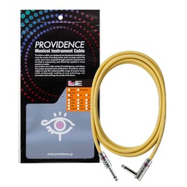 Providence LE501 Shielded Cable 2m S/L Plug (Straight/L Type), Yellow