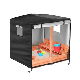 Kasla Sand Box Cover - Waterproof and UV-Resistant, Fits Kids Sandbox with Lid & Wooden Sandbox with Canopy (Cover Only, 48" Wx48 Dx48 H)