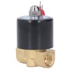 Brass Electric Solenoid Valve Female Thread 1 Way Flowing Normally