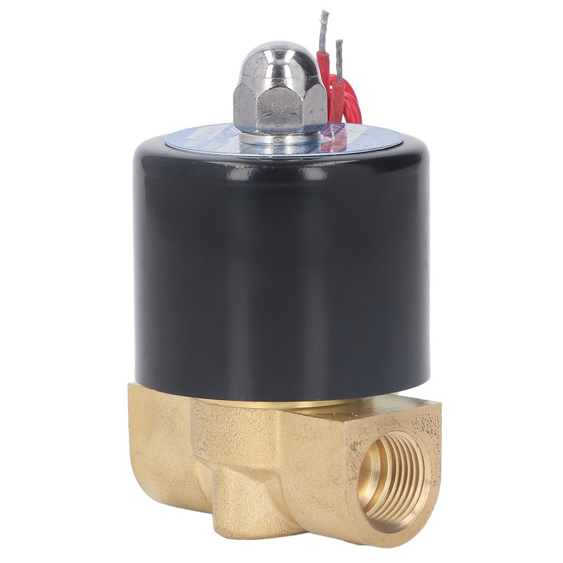 Brass Electric Solenoid Valve Female Thread 1 Way Flowing Normally
