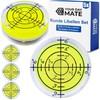 Round Level Set, 5 Pieces, with Diameter 32 mm Diameter,
