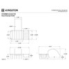 Kingston Brass CC2162 Clawfoot Tub Rim Soap and Sponge Holder,