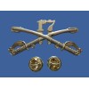 17th CAVALRY SWORDS SABERS MILITARY HAT PIN 17th CAVALRY REGIMENT