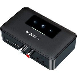 ELASO Bluetooth 5.0 Transmitter Receiver HiFi Wireless 3.5mm AUX NFC to 2 RCA Audio Adapter
