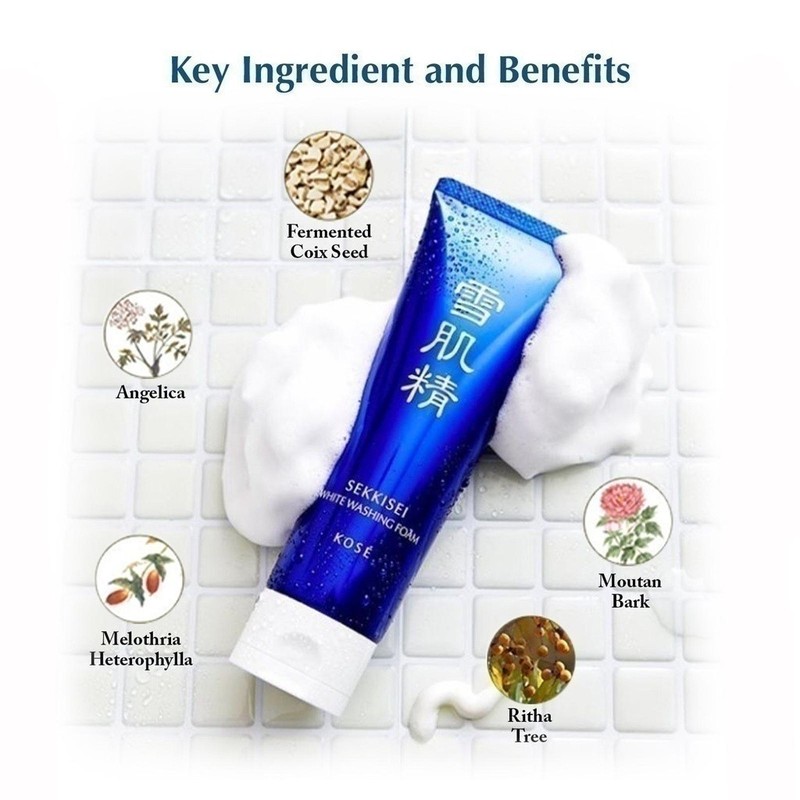Kose Sekkisei White Washing Foam (Cleanser) 130gm