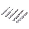 KIMISS 5 Pcs High Speed Steel Hex Shank Drill Bits