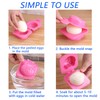 6Pcs Boil Egg Mold Plastic Cute Eggs Mould Kitchen Sushi