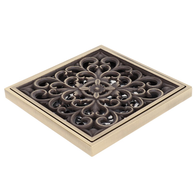 Floor Drain Antique Copper Shower Drain Kit for Home Hotel