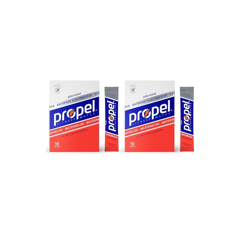 Propel Powder Packets, Watermelon With Electrolytes, Vitamins and No Sugar,