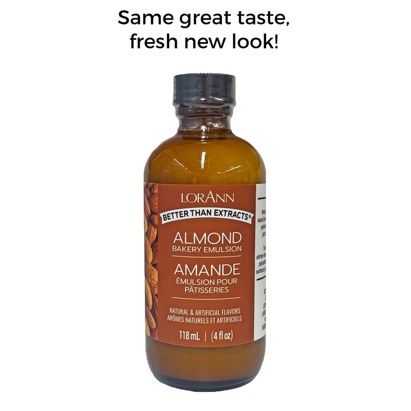 LorAnn Almond Bakery Emulsion, 4 ounce bottle