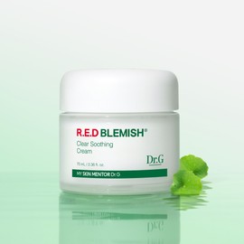 Dr.G Red Blemish Clear Soothing Cream 70mL (jar type) Soothing moisture / 닥터지 레드 블레미쉬 클리어 수딩 크림 70mL (단지형) 진정 수분