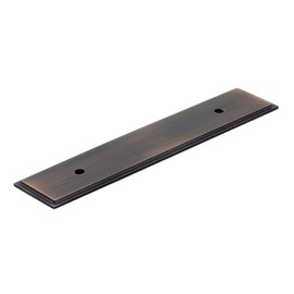 Richelieu Hardware BP104596BORB Tremblant Collection 3-3/4 in (96 mm) Center-to-Center, Transitional Backplate, Oil-Rubbed Bronze