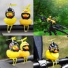 wonuu Rubber Duck Car Ornaments, 2Pcs Yellow Duck Car Dashboard