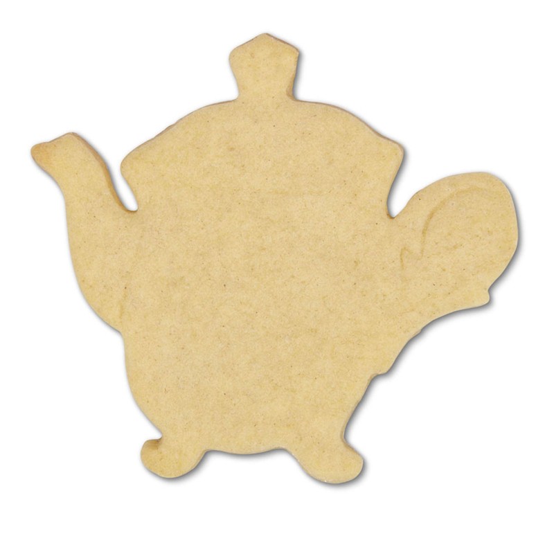 Staedter Teapot or Coffee Pot Embossing Cookie Cutter, Silver, 8