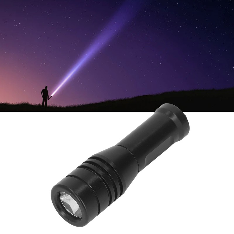 LED Diving Flashlight Aluminium Alloy IPX8 Waterproof White Light 800LM