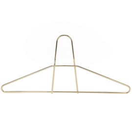 Quality Metal Hangers 30 Pack Heavy Duty Anti Theft Wire Hangers for Suits, Coats, Jackets Gyms, Retail Stores, Hotels 200LB Capacity (30, Gold)