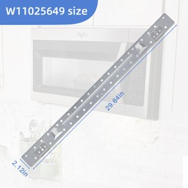 W11025649 Microwave Mounting Bracket Compatible with Whirlpool Kitchen-Aid Amana Maytag Microwave Wall Mount Plate Replace 4545957, AP6245752, PS12074431, W10440498, W10245177 Microwave Wall Mount