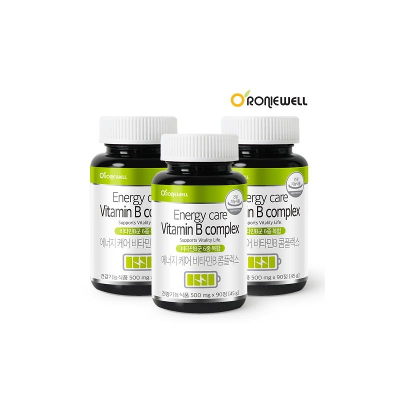 Ronywell Energy Care Vitamin B Complex 500mg x 90 Tablets