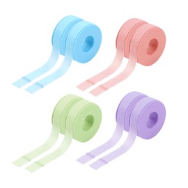 DADERXY 6 Rolls Lash Tape for Eyelash Extensions, Silicone Gel Eyelash Tape for Sensitive Skin(0.49inch x 10Yard