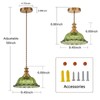 HDDFL Glass Pendant Lights Modern Pendant Lighting Fixtures Hanging Lamp