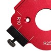 R Angle Arch Template R10/R15/R20/R25, Clear Scale, Multifunctional Radius Stencil,