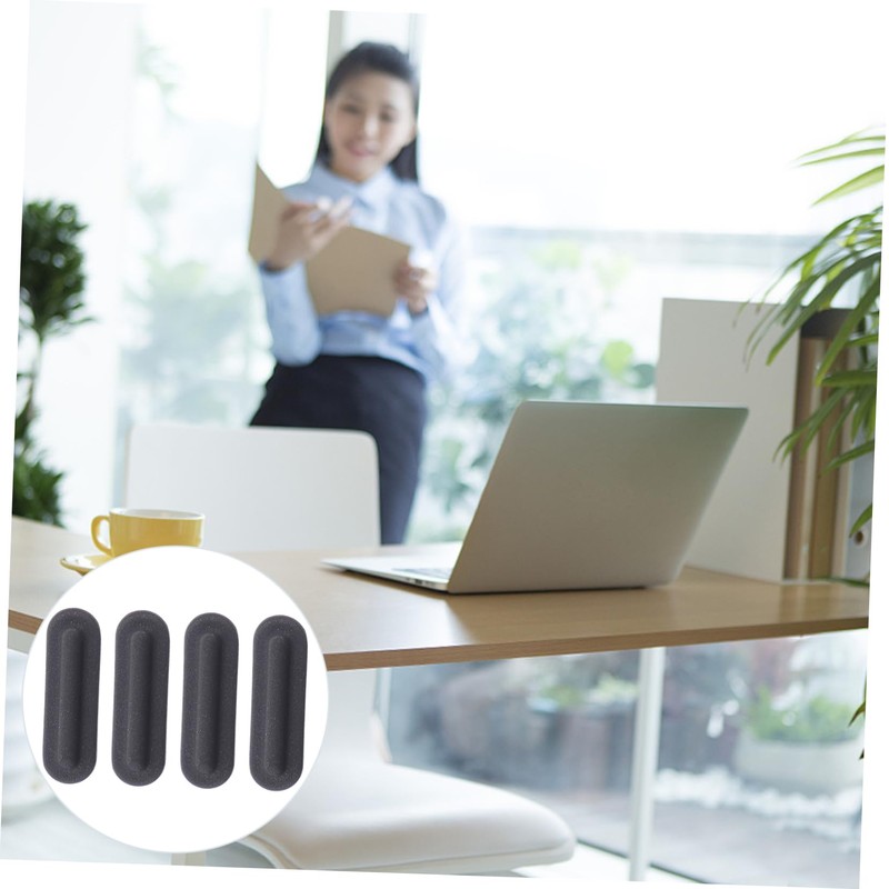 TEHAUX 4Pcs Laptop Rubber Feet Pads for Non Slip Cushions