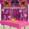 Beistle Foil Cowboy Boot Silhouette Pink
