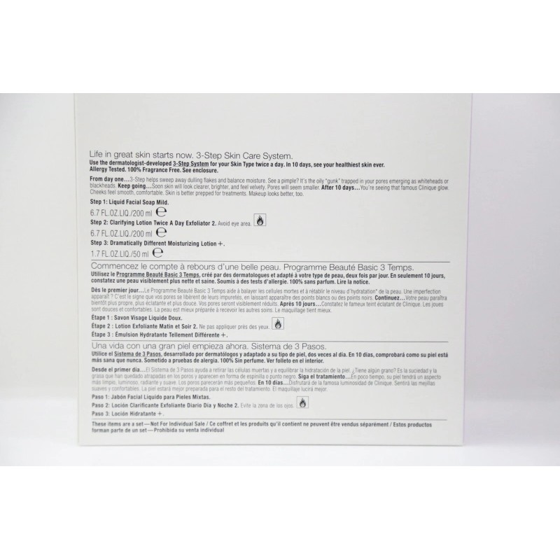 Clinique Dry Combination 3-Step Creates Great Skin