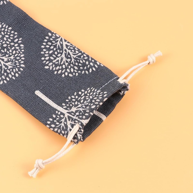 Straw Carrying Case - 5 Packs Pouch , Reusable Straws