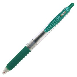 Zebra Sarasa Clip Pen 0.4 mm, Green (JJS15-G)