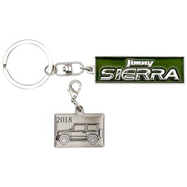 Zuloku Jimny Sierra (JB74) Emblem Metal Keychain