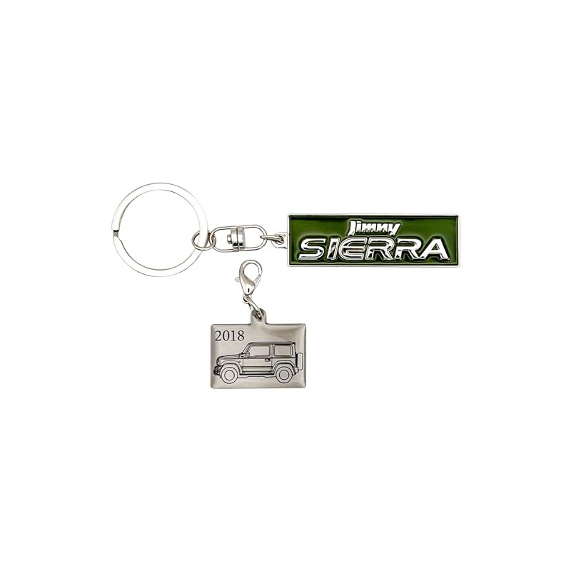 Zuloku Jimny Sierra (JB74) Emblem Metal Keychain