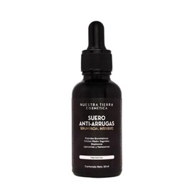 Nuestra Tierra Cosmetica Suero Anti-Arrugas Facial Intensivo con Pptidos Biomimticos, Clulas Madre Vegetales y Liposomas, 30ml                        