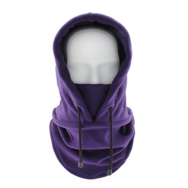 Balaclava Face Mask for Cold Weather - Windproof Ski Mask - Thermal Heavyweight Head Hood for Men and Women… Purple