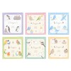 Saezuri Note Penguin Notepad, Tabletop, 2 Patterns, Assorted, 60 Pieces,