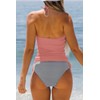 Beachsissi Women's Two-Piece Swimsuits, Padded, Side Drawstring, Swimwear, Halterneck Leopard