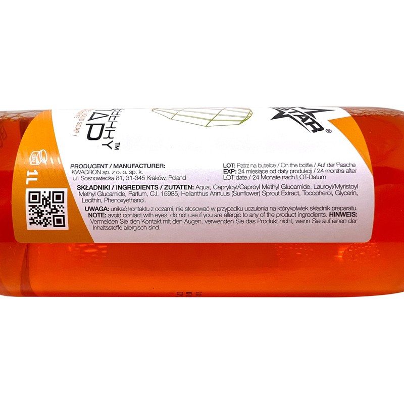 Unistar Stachelbeerseife 1L, Tattooseife zur Hautreinigung während des Tätowiervorgangs und