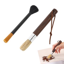Barista Brush, Coffee Brush, Barista Brush, Portafilter Brush, Barista Accessories, Pack of 2
