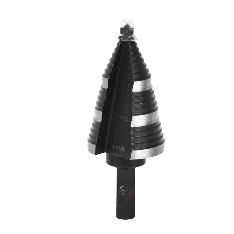 3/16 to 1‑3/8in Step Drill M2 High Speed Steel Nitrided
