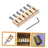 CORHAD 6pcs Electric Guitar Bridge Saddle Guitar Bridge Saddles Replacement