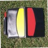 Kisangel 6sets Professional Referee Kit Soccer Referee Card Portable Wallet