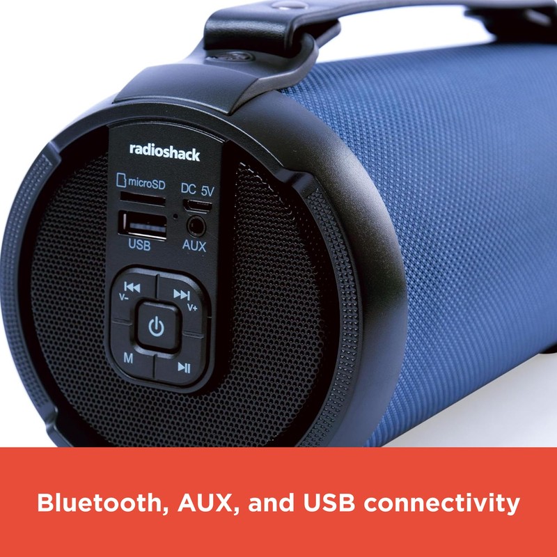 RadioShack True Wireless Outdoor Speaker, Blue, 9W