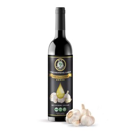 M.G. PAPPAS High Polyphenol Rich Garlic Infused Olive Oil - Extra Virgin Olive Oil - Over 500mg/kg - Cold Pressed & Unfiltered - High Hydroxytyrosol Greek Olive Oil - Award Winning