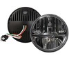 Octane Lighting 7 Inch Round Chrome Black Dual Low/Hi LED