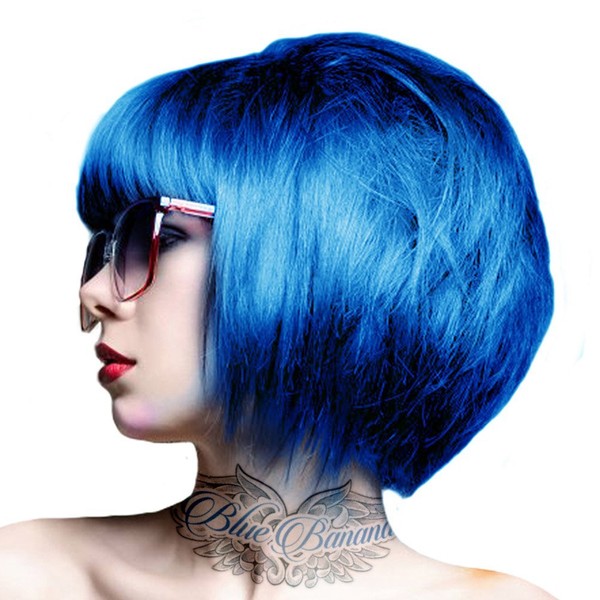 Renbow Crazy Colour Semi Permanent Hair Dyes 100ml (Capri Blue) 2 x by Renbow