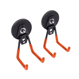 Super Strong Magnetic Hook, Diameter 2.6 inches (66 mm), Vertical Suction Power: 44.1 lbs (20 kg), Hook Load Capacity 14.3 lbs (6.5 kg), Set of 2, Non-slip, Easy Removal, Wall Hanging Storage