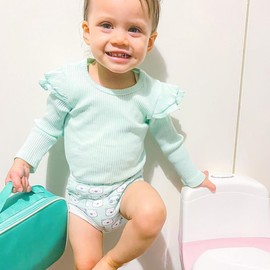 BIG ELEPHANT Baby Girls Training Underwear, Toddler Cotton Potty Training Pants Soft Absorbent, 4T