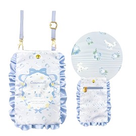 Hatayama Shoji Sanrio 33202119 Shoulder Pochette Frill Cinnamon Roll Size: Approx. 7.5 x 4.5 x 0.8 inches (19 x 11.5 x 2 cm)