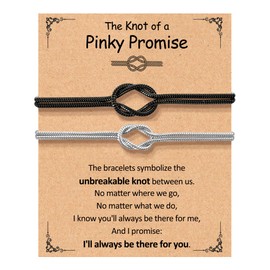 Trinckle Matching Knot Bracelets for Couples, Best Friend, Pinky Promise